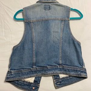 American Eagle denim vest